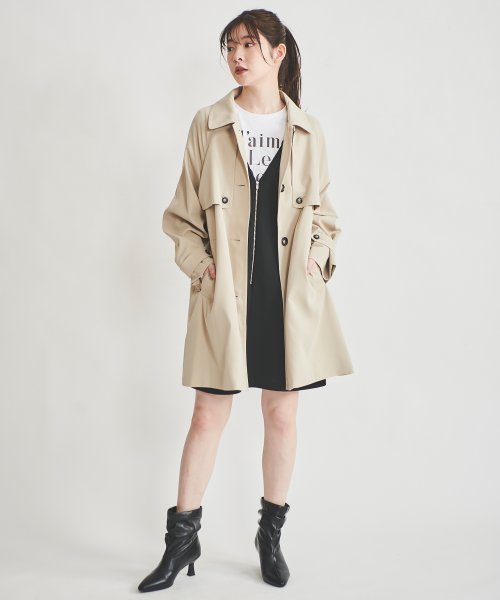 ミディ丈トレンチコート 0cm ‥…━…‥ 5cm