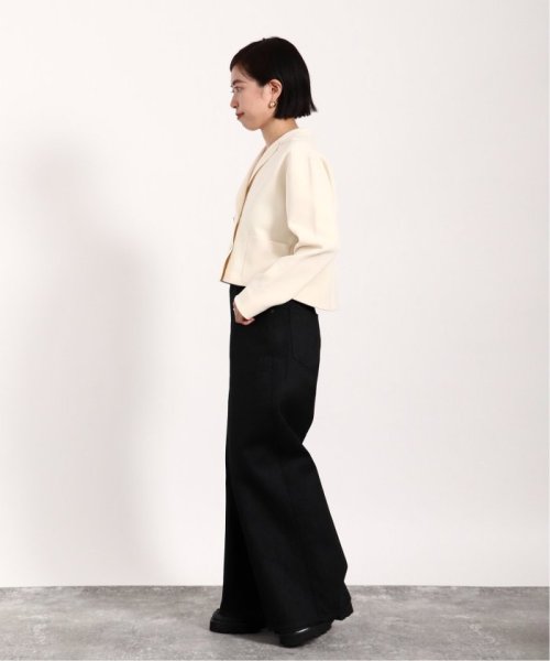 【woadblue × エディター坪田あさみ】WIDE PANTS（ブラック） VERMEIL par 着用サイズ