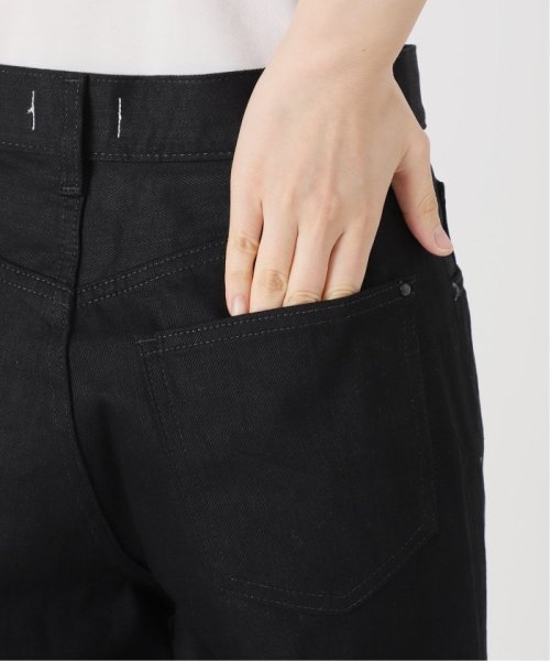 【woadblue × エディター坪田あさみ】WIDE PANTS（ブラック） VERMEIL par 着用サイズ