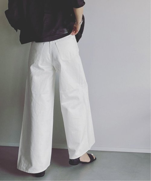 VERMEIL par iena(ヴェルメイユ　パー　イエナ)/【woadblue × エディター坪田あさみ】WIDE PANTS（ホワイト）/img02