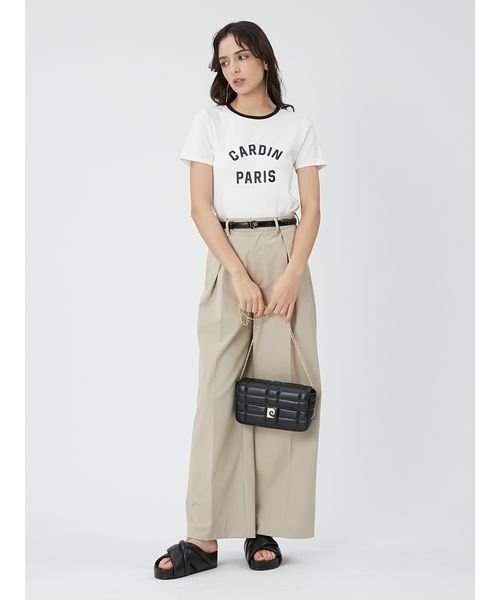 【pierre cardin】タックワイドチノパンツ cardin 予めご了承ください