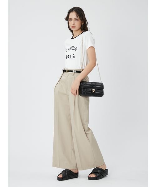 【pierre cardin】タックワイドチノパンツ cardin 予めご了承ください