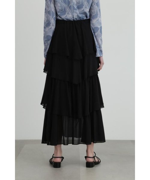 コットンシフォンランダムティアードスカート 人気・おすすめ｜使いやすい・旅行におすすめ 品質保証 全国発送 在庫限り