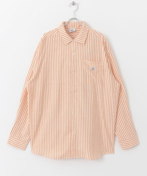 SENSE OF PLACE by URBAN RESEARCH(センスオブプレイス バイ アーバンリサーチ)/ddp　STRIPE OPEN COLLAR SHIRTS/img16