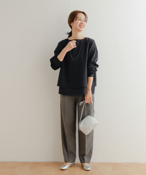 URBAN RESEARCH DOORS(アーバンリサーチドアーズ)/『UR TECH Smart Linen Touch』レイヤードブラウス/img19