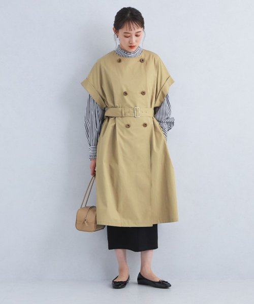 【別注】＜ELIN＞ショートスリーブ トレンチコート label green