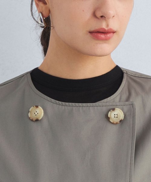 【別注】＜ELIN＞ショートスリーブ トレンチコート label green