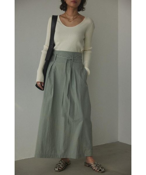 2tuck cocoon skirt cocoon