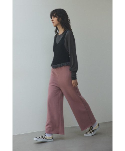 BLACK BY MOUSSY(ブラックバイマウジー)/sweat tapered pants/img09