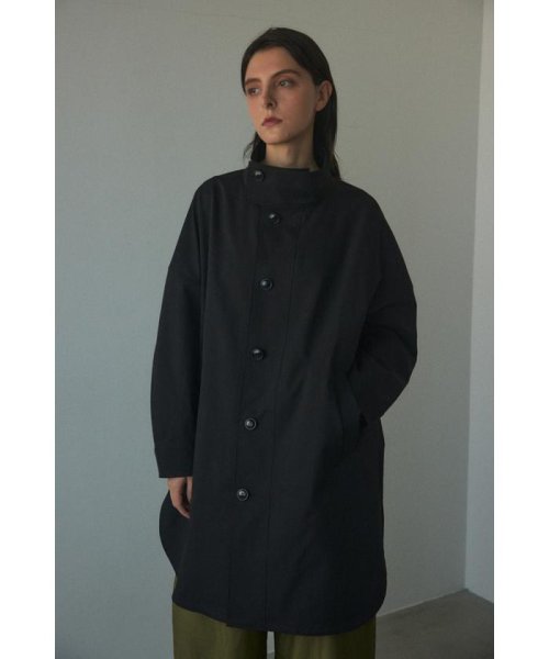 BLACK BY MOUSSY(ブラックバイマウジー)/big stand collar coat/img13