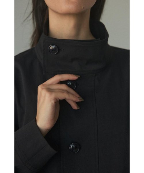 BLACK BY MOUSSY(ブラックバイマウジー)/big stand collar coat/img15