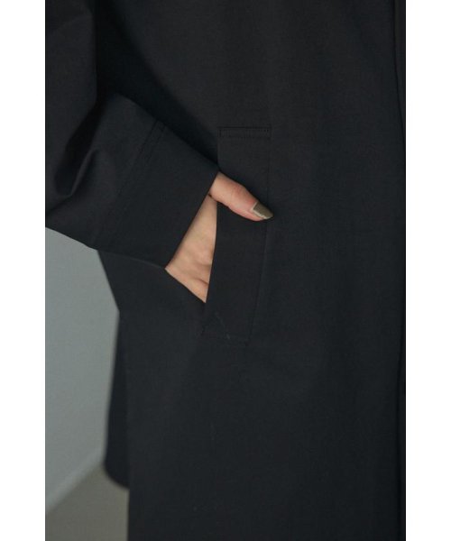 BLACK BY MOUSSY(ブラックバイマウジー)/big stand collar coat/img16