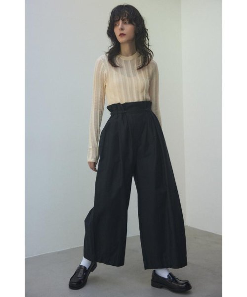 BLACK BY MOUSSY(ブラックバイマウジー)/gather cocoon pants/img01