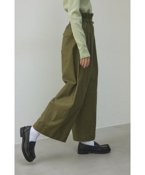 BLACK BY MOUSSY(ブラックバイマウジー)/gather cocoon pants/img10