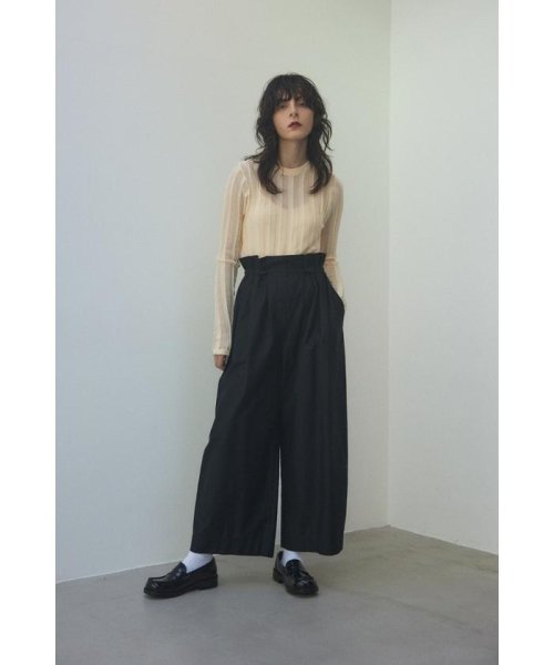 BLACK BY MOUSSY(ブラックバイマウジー)/sheer stripe tops/img06