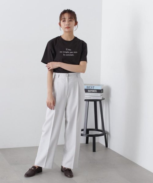 N Natural Beauty Basic(エヌナチュラルビューティベーシック)/タイプライター風ロゴTシャツ/img06