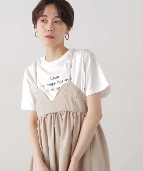 N Natural Beauty Basic(エヌナチュラルビューティベーシック)/タイプライター風ロゴTシャツ/img10