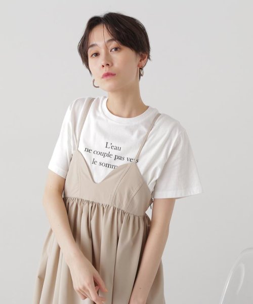 N Natural Beauty Basic(エヌナチュラルビューティベーシック)/タイプライター風ロゴTシャツ/img14