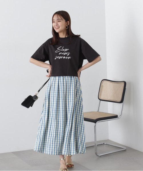 N Natural Beauty Basic(エヌナチュラルビューティベーシック)/クロップドビッグロゴTシャツ/img06