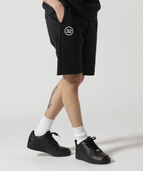 RoyalFlash(ロイヤルフラッシュ)/SY32 by SWEET YEARS/DOUBLE KNIT LOGO SHORT PANTS/img01