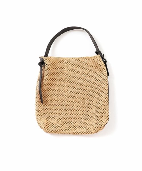 【MARCO MASI/マルコマージ】ラフィアチョウ BIG TOTE：トートバッグ MARCO MASI/マルコマージ