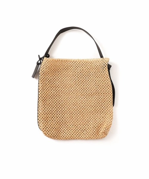 【MARCO MASI/マルコマージ】ラフィアチョウ BIG TOTE：トートバッグ MARCO MASI/マルコマージ