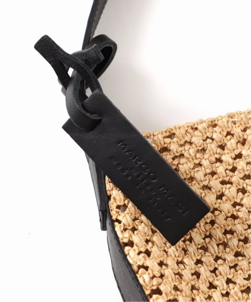 【MARCO MASI/マルコマージ】ラフィアチョウ BIG TOTE：トートバッグ MARCO MASI/マルコマージ