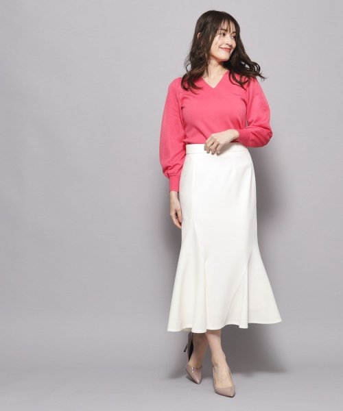 【洗える／日本製】歩くたびに揺れる、ドラマチックなマーメイドスカート 