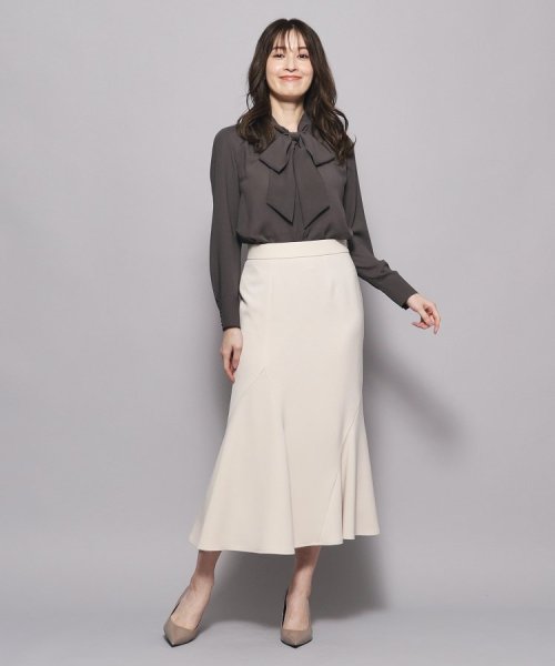 【洗える／日本製】歩くたびに揺れる、ドラマチックなマーメイドスカート 