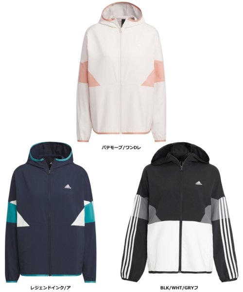 adidas(adidas)/adidas アディダス シーズナル スポーツウェア ルーズフィット カラーブロック フード/img01