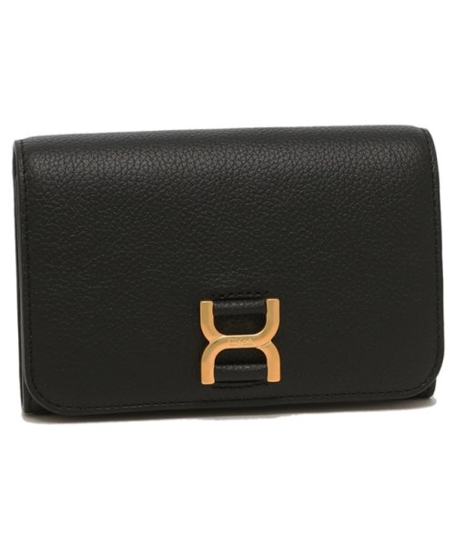 Chloe(クロエ)/クロエ 三つ折り財布 マーシー コンパクト財布 ロゴ ブラック レディース CHLOE CHC23AP097I31 001/img01