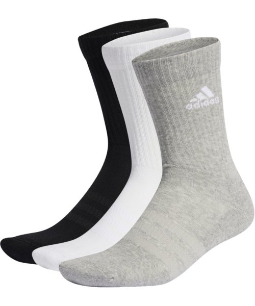 Adidas(アディダス)/adidas アディダス SPW クッション3Pクルーソックス 靴下 EBB96 IC1311/img01