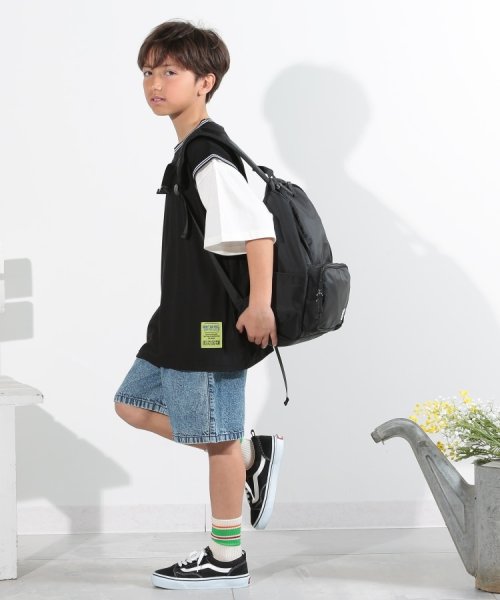 SHOO・LA・RUE(Kids) (シューラルーキッズ)/【110－140cm】ユニフォーム風レイヤードTシャツ/img01