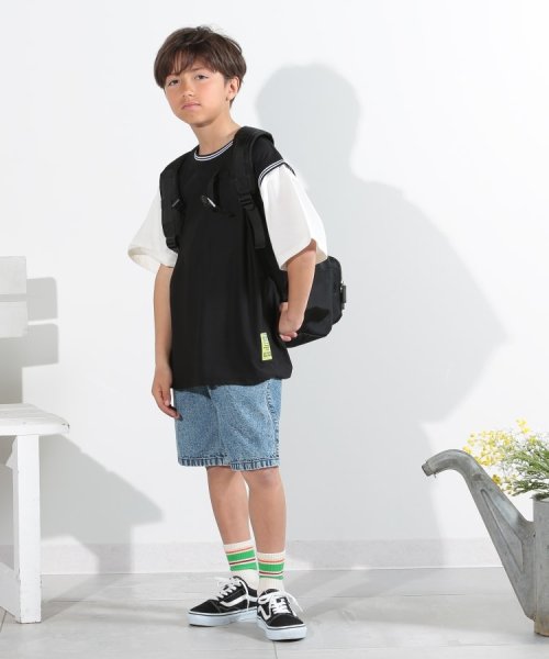 SHOO・LA・RUE(Kids) (シューラルーキッズ)/【110－140cm】ユニフォーム風レイヤードTシャツ/img02