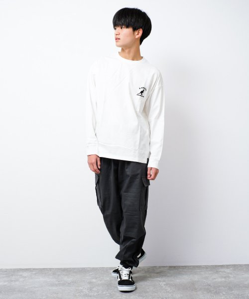 RAT EFFECT(ラット エフェクト)/KANGOL 別注CIRCLE ロングTシャツ/img08