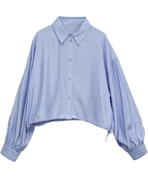 SocialGIRL(ソーシャルガール)/裾絞り襟付きシャツ/img26
