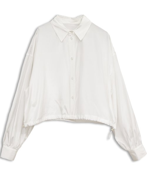 SocialGIRL(ソーシャルガール)/裾絞り襟付きシャツ/img27