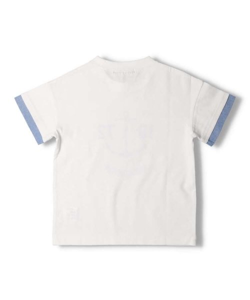 moujonjon(ムージョンジョン)/【子供服】 moujonjon (ムージョンジョン) アンカープリント半袖Tシャツ 80cm～140cm M32803/img02