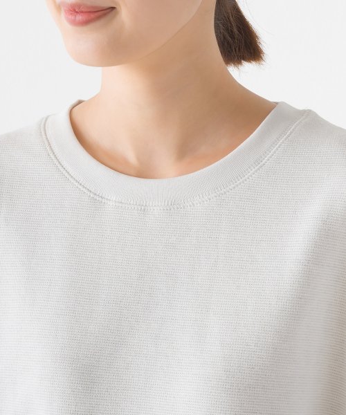 OMNES(オムネス)/【OMNES】リップルダブルフェイス 裾ラウンド長袖Tシャツ/img21