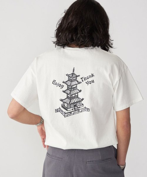 SHIPS MEN(シップス　メン)/【SHIPS別注】SloppySupply: ロゴ プリント 半袖 Tシャツ/img04