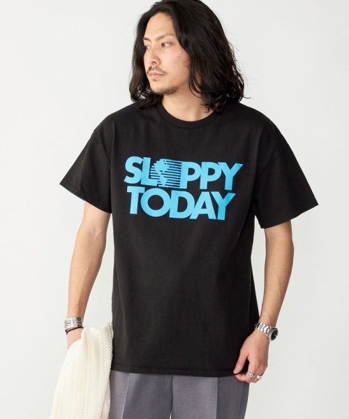 SHIPS MEN(シップス　メン)/【SHIPS別注】SloppySupply: ロゴ プリント 半袖 Tシャツ/img18