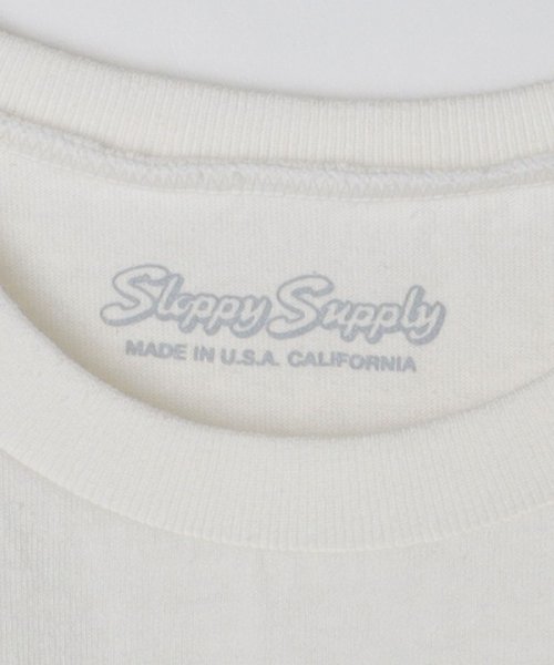 SHIPS MEN(シップス　メン)/【SHIPS別注】SloppySupply: ロゴ プリント 半袖 Tシャツ/img26