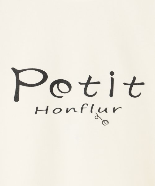 Petit Honfleur(プチ　オンフルール)/ロゴダンボールプルオーバー/img04