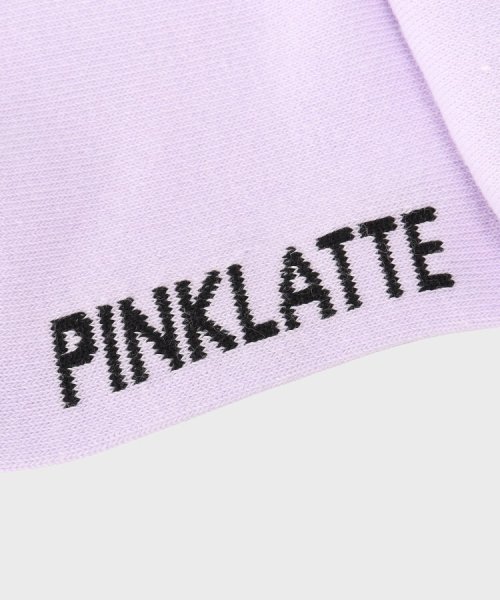 PINK-latte(ピンク　ラテ)/ハート刺繍ショート丈ソックス/img05