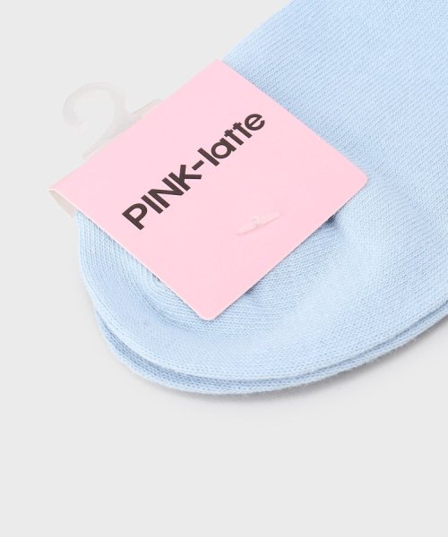 PINK-latte(ピンク　ラテ)/かかとベロショート丈ソックス/img04