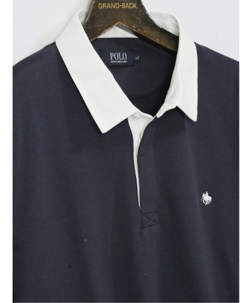 GRAND-BACK(グランバック)/【大きいサイズ】ポロ/POLO 裏毛 無地ラガーシャツ メンズ Tシャツ カットソー カジュアル インナー ビジネス ギフト プレゼント/img06