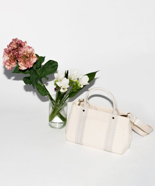 TOCCA(TOCCA)/【大人百花掲載】LACE TOTE トートバッグ/img02