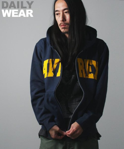 AVIREX(AVIREX)/《DAILY/デイリー》ZIP UP SWEAT PARKA LOGO / ジップアップ スウェット パーカー ロゴ / AVIREX / /img43