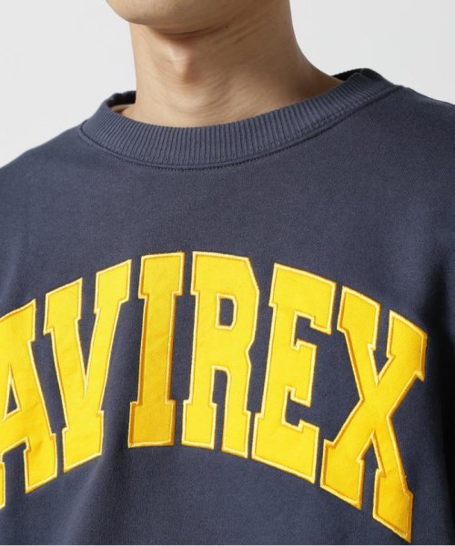 AVIREX(AVIREX)/《DAILY/デイリー》CREW NECK L/S SWEAT LOGO / クルーネック ロングスリーブ スウェット / AVIREX /img37