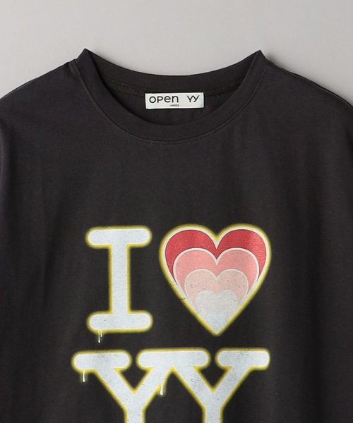 BEAUTY&YOUTH UNITED ARROWS(ビューティーアンドユース　ユナイテッドアローズ)/＜OPEN Yy＞I LOVE YY BOX Tシャツ/img11